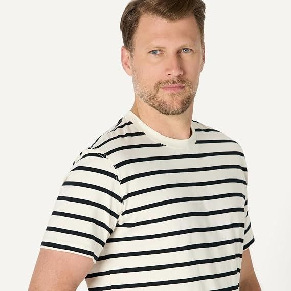 Striped Short Sleeve T-Shirt imagen 1